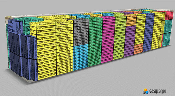 EasyCargo - Visualisierung von Containerbeladungen