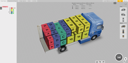 How to check the 3D load plan