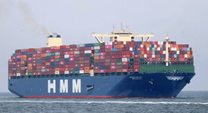 The new biggest container ship in the world