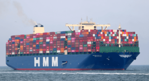 The new biggest container ship in the world