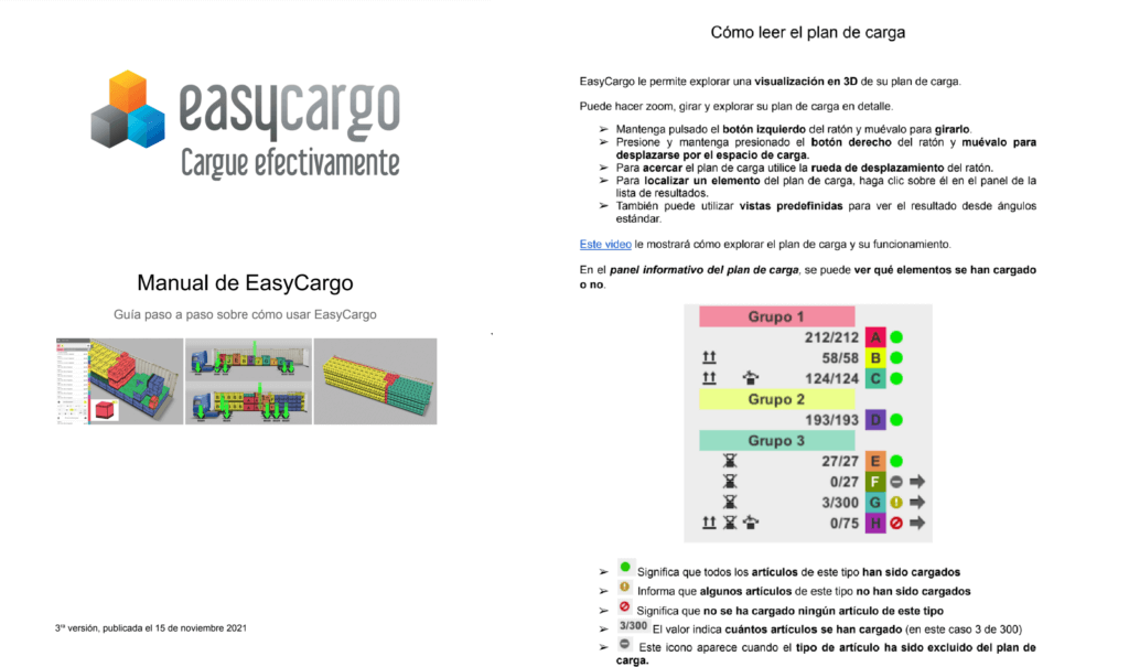 Manual do EasyCargo - Orientação passo a passo sobre como usar o EasyCargo