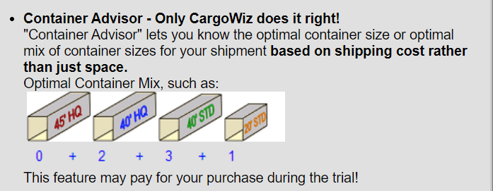 Cargowiz sizin için en iyi konteyneri bile seçecek!