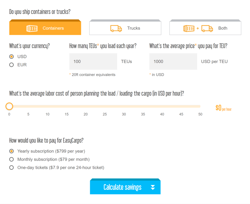 How much you can save with truck and container load planning software?