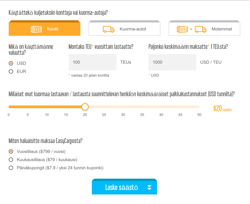 Säästölaskurin