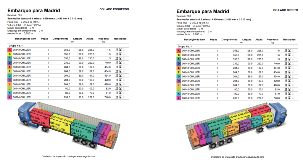 Imprimir relatório em formato PDF en EasyCargo