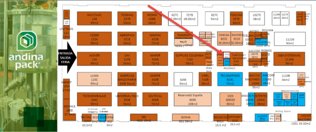 AndinaPack Bogotá - EasyCargo stand 917A