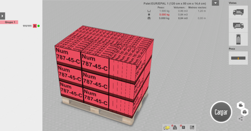 Cómo cargar un pallet