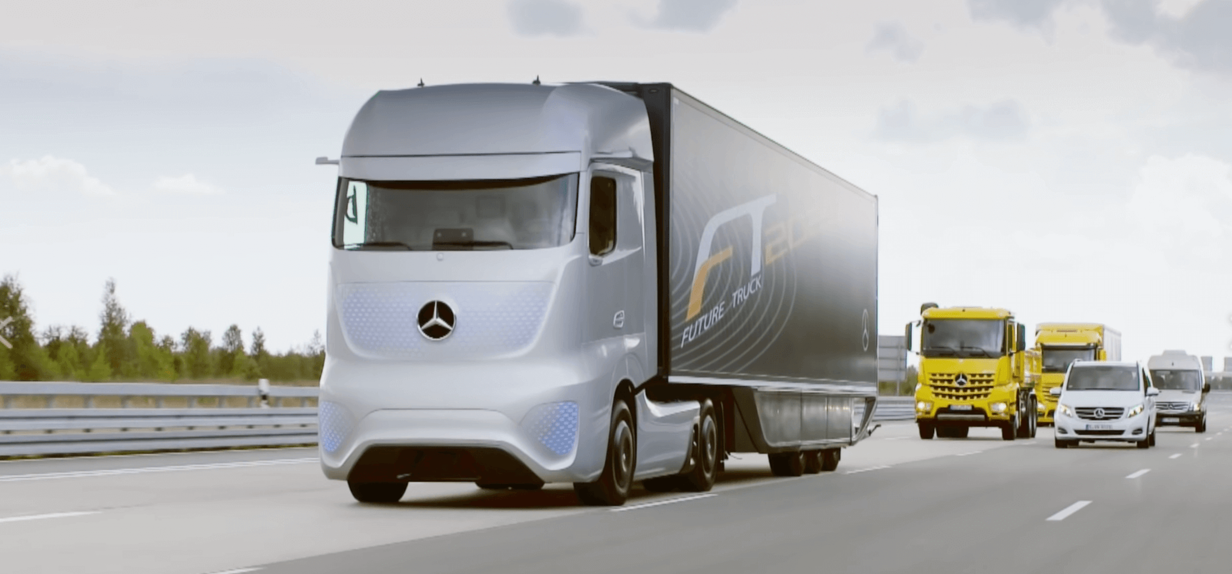 Mercedes Benz 2025 Autonomiczna ciężarówka