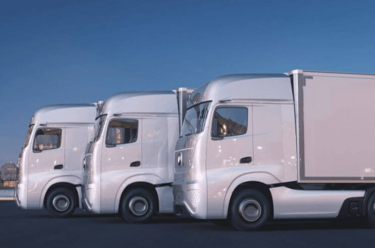 Caminhões de entrega autônomos
​