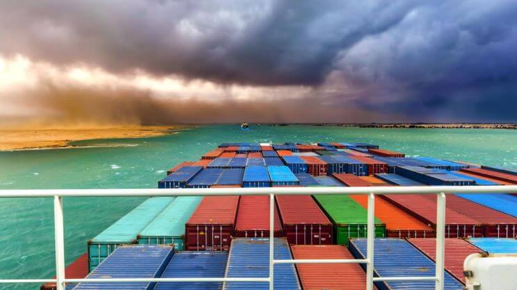 Suez canal shipping