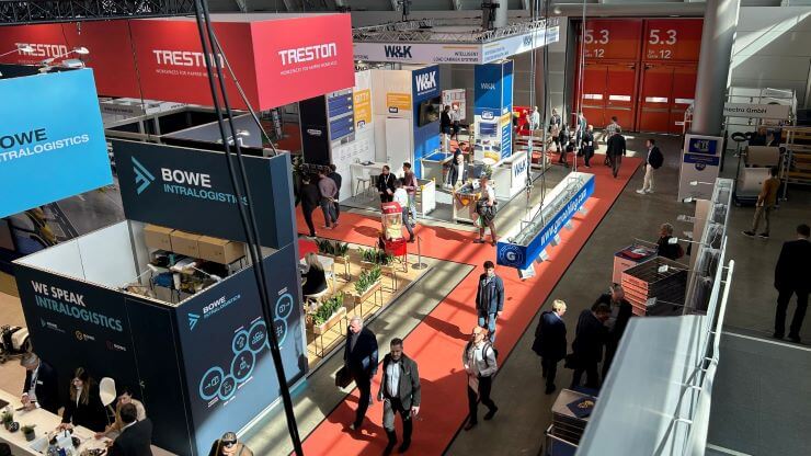 Logimat venue from top