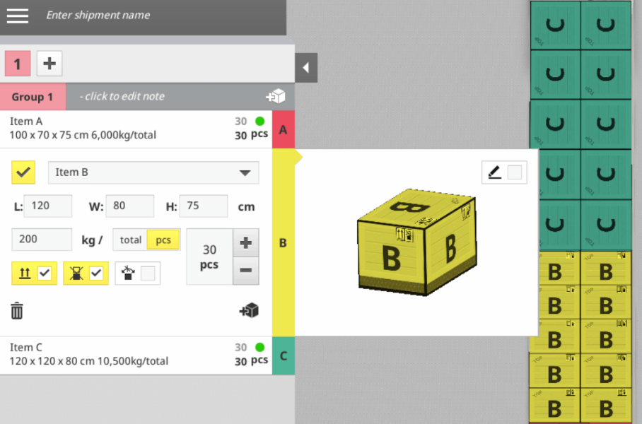 Load Weight Calculator with 3D Visualization | EasyCargo