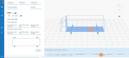 Axles load calculation in GoodLoading