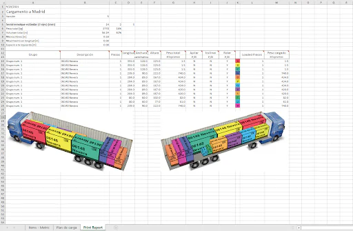 Imprimeix l'informe en format Excel Imprimeix l'informe en format Excel