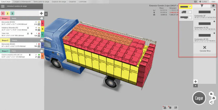 Aplicación EasyCargo