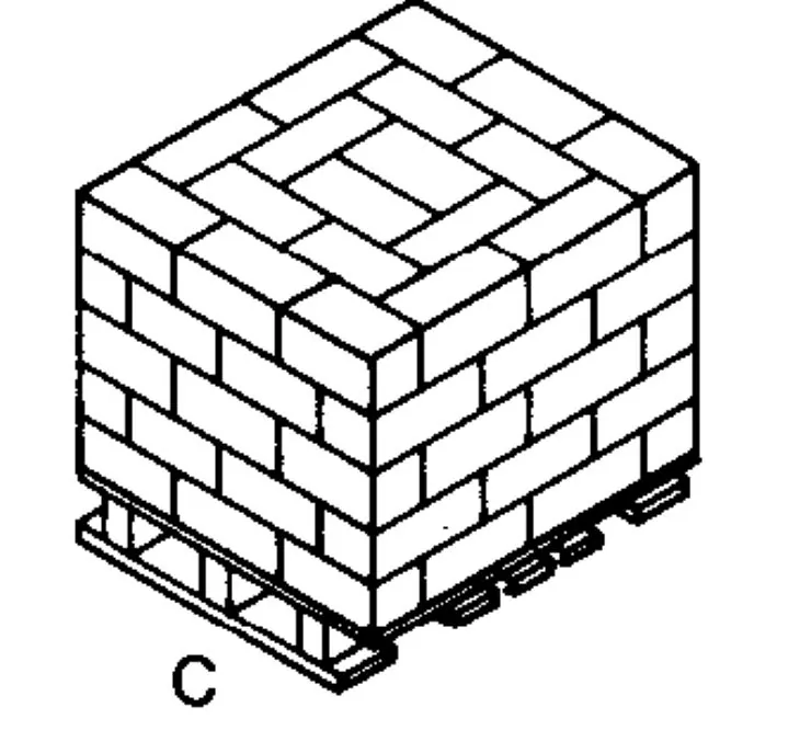 Pallets de ladrillos