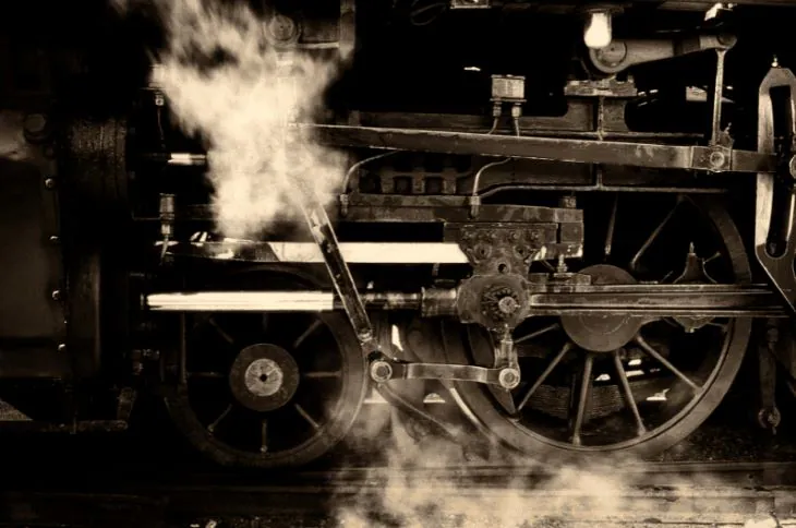 A era das locomotivas a vapor
