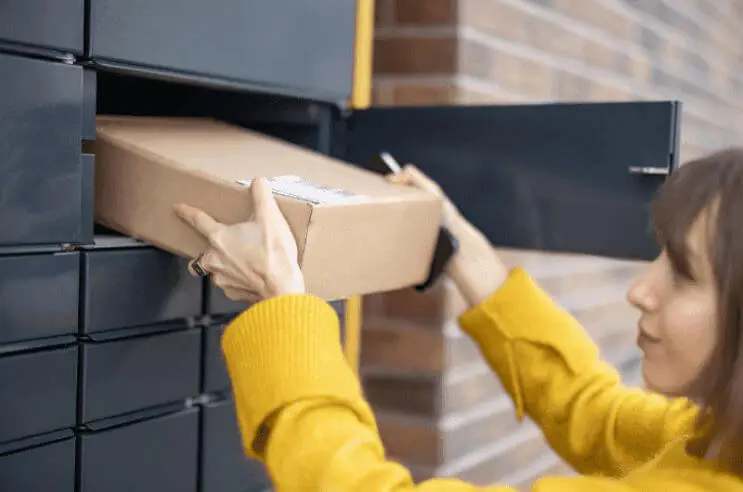 caja de paquetes