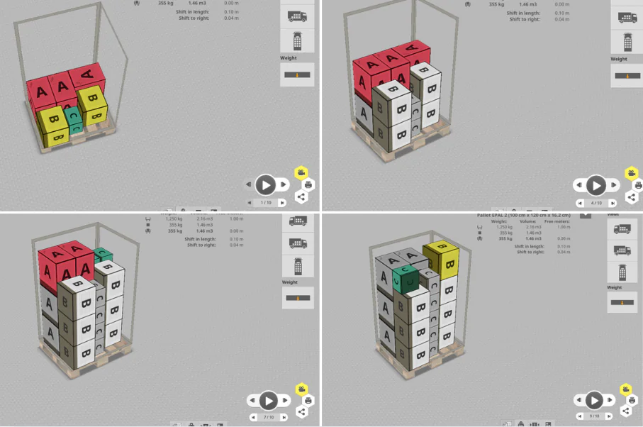 Step-by-Step 3D Loading View