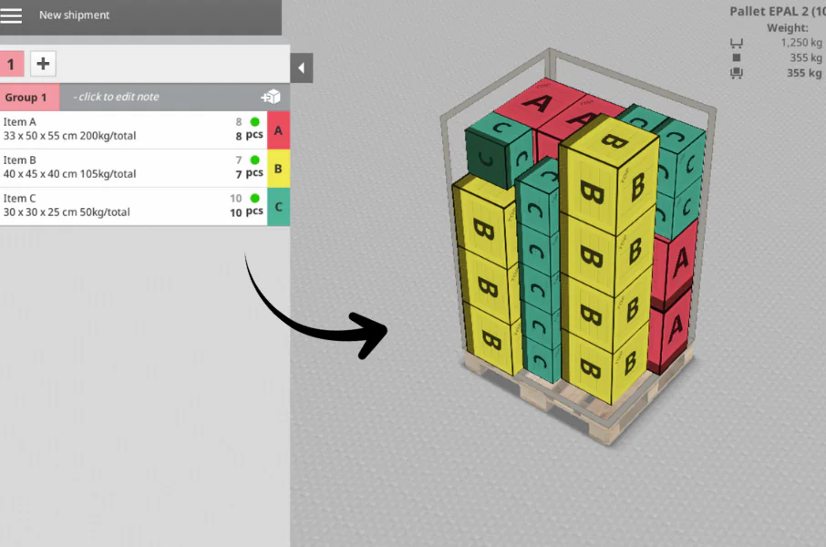 Professional 3D Pallet Calculator for Real Operations