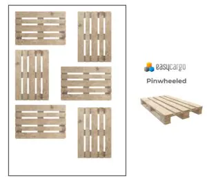 Pinwheeled pallet loading pattern EasyCargo